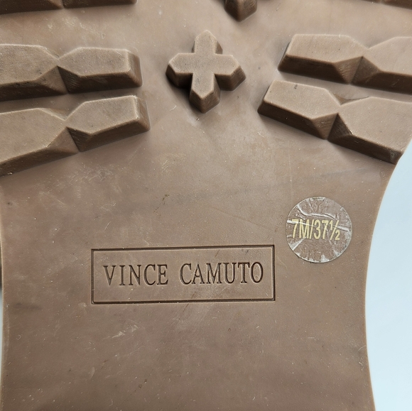 Vince Camuto McKella Black Patent Leather Chunky Lug-Sole Penny Loafers - Picture 8 of 10